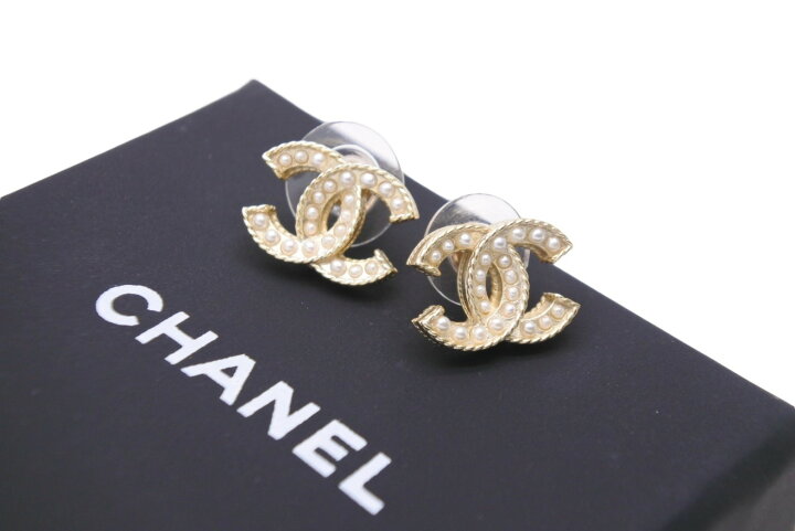 楽天市場】新品未使用 CHANEL シャネル ピアス ココマーク フェイク  