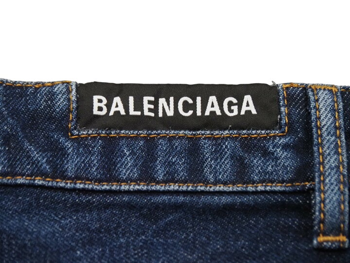 楽天市場】新品未使用品 BALENCIAGA バレンシアガ デニムスカート 