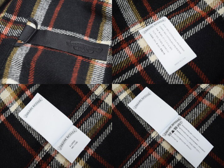 楽天市場】CHROME HEARTS クロムハーツ チェック柄 WORK DOG ワーク 