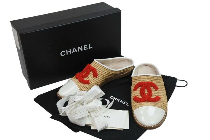 楽天市場】CHANEL シャネル ココマーク エスパドリーユ G34422  