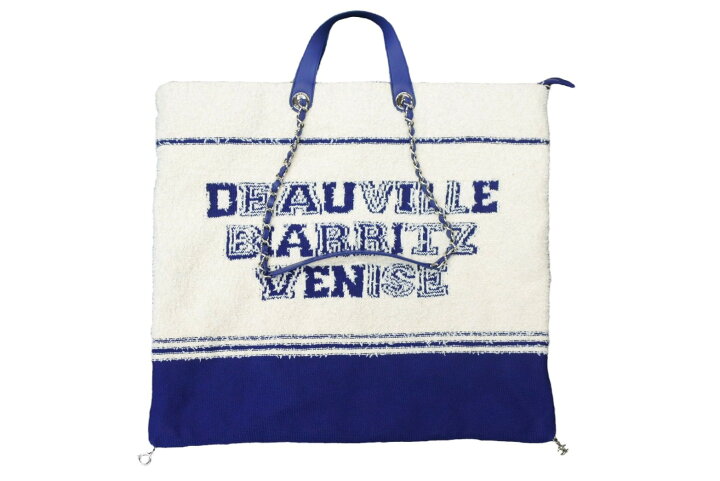 楽天市場】極美品 CHANEL シャネル トートバッグ ラージショッピング  