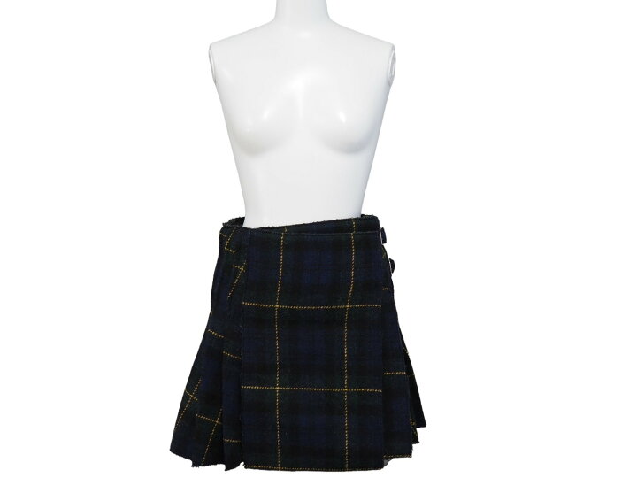 楽天市場】CELINE セリーヌ スカート プリーツスカート チェック柄  