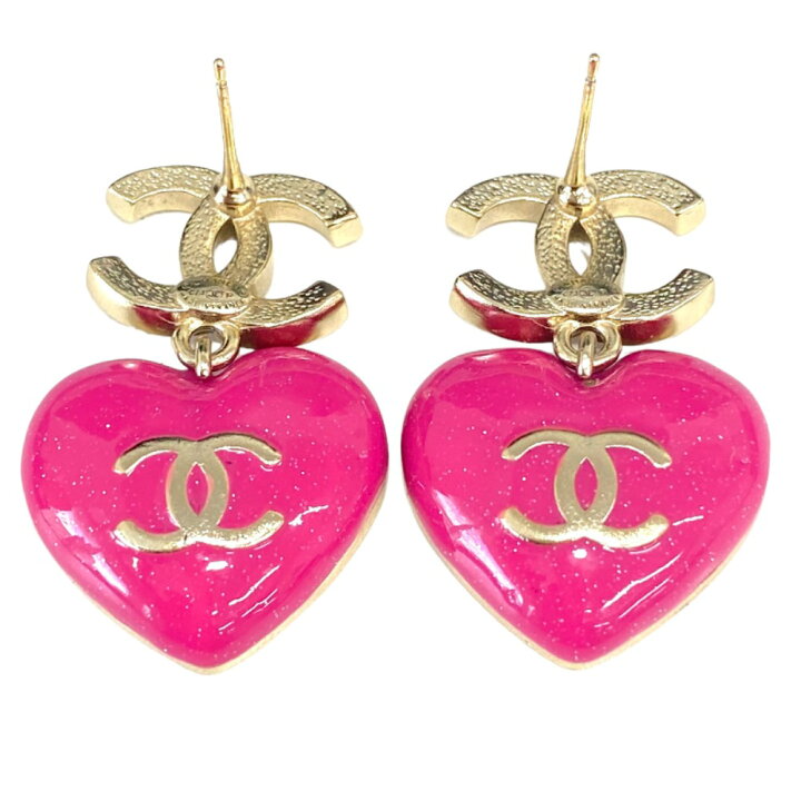 楽天市場】[USED/中古]CHANEL シャネル ピアス ココマーク ライン