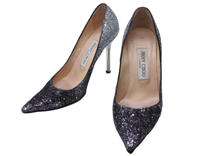 楽天市場】JIMMY CHOO ジミーチュウ パンプス ハイヒール グリッター 