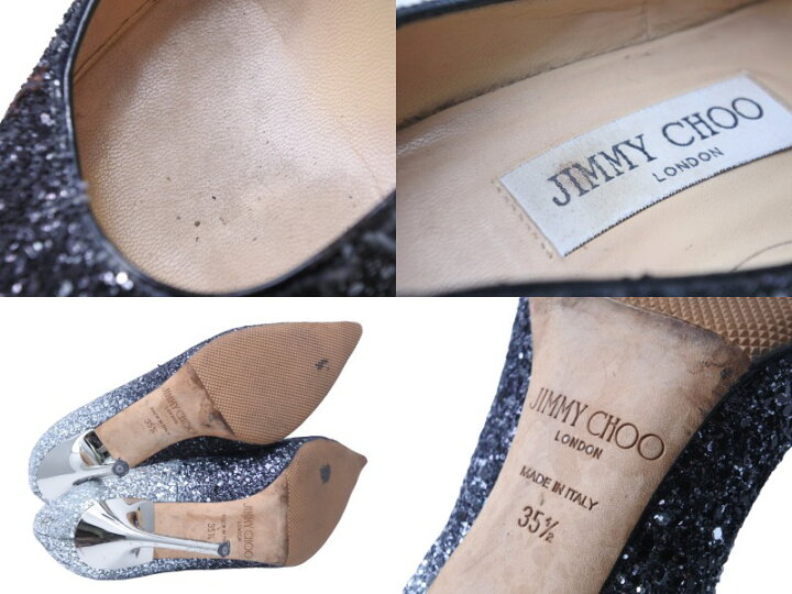 楽天市場】JIMMY CHOO ジミーチュウ パンプス ハイヒール グリッター 
