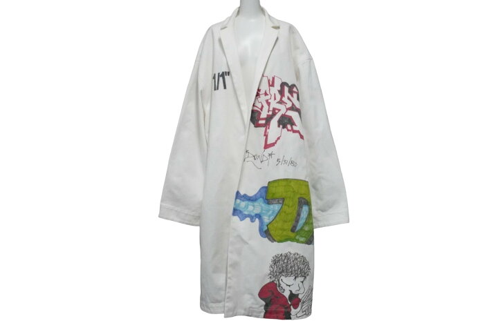 楽天市場】OFF-WHITE オフホワイト コート 19ss ペイントコート 
