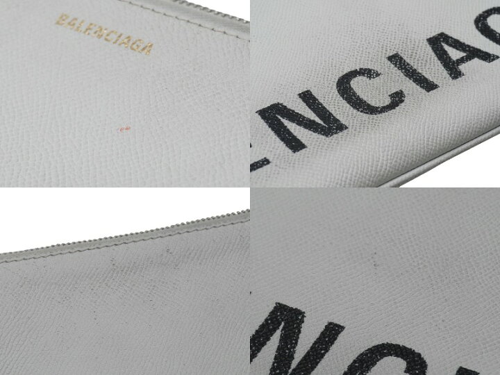 楽天市場】BALENCIAGA バレンシアガ クラッチバッグ ホワイト カーフ  