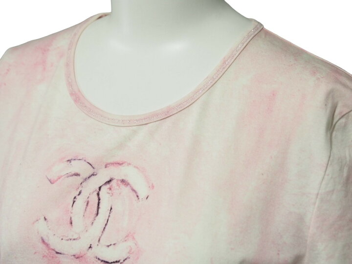 楽天市場】CHANEL シャネル 半袖 Tシャツ ココマーク タイダイ柄 