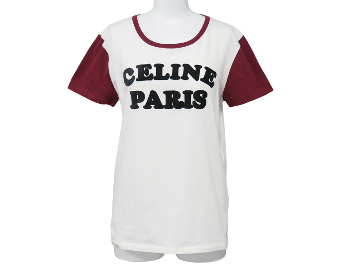 楽天市場】極美品 CELINE セリーヌ ロゴ 半袖Tシャツ エディ期 現行 