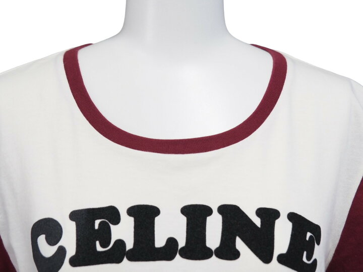 楽天市場】極美品 CELINE セリーヌ ロゴ 半袖Tシャツ エディ期 現行  