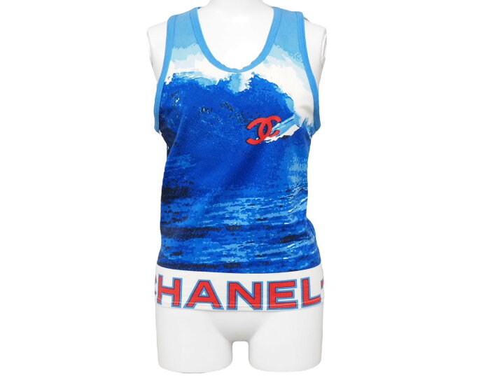 楽天市場】極美品 CHANEL シャネル サーフライン タンクトップ 02S  