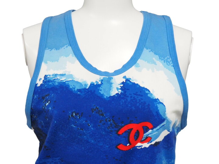 楽天市場】極美品 CHANEL シャネル サーフライン タンクトップ 02S  