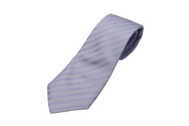 新品未使用 ARMANI アルマーニ ネクタイ 服飾小物 紳士 ストライプ ブルー イタリア製 シルク 中古 53501