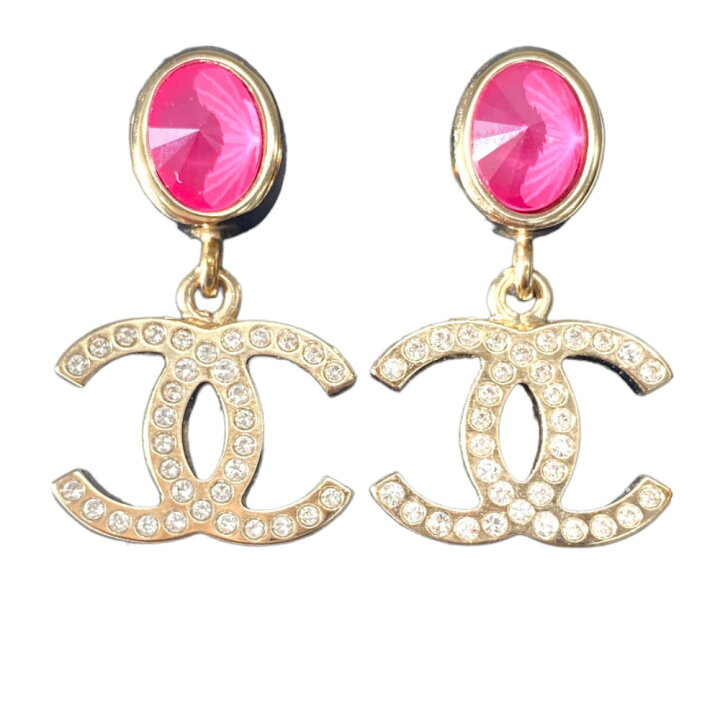 楽天市場】[USED/中古]CHANEL シャネル ピアス ココマーク ライン  