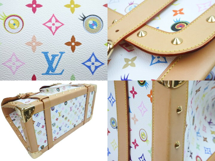 楽天市場】極美品 LOUIS VUITTON × 村上隆 ルイヴィトン ボストン 