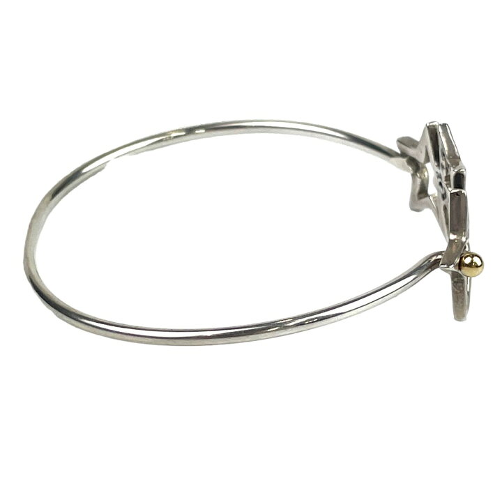 ☆SALE☆【TIFFANY&Co.】トリプル ハート コンビ バングル 987 （楽天 