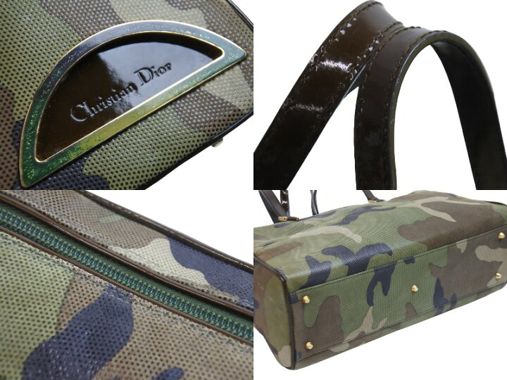楽天市場】Christian Dior クリスチャンディオール 迷彩 ハンドバッグ  