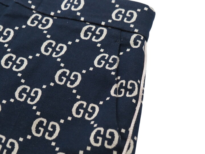 楽天市場】GUCCI グッチ パンツ GGロゴ スラックス コットン 