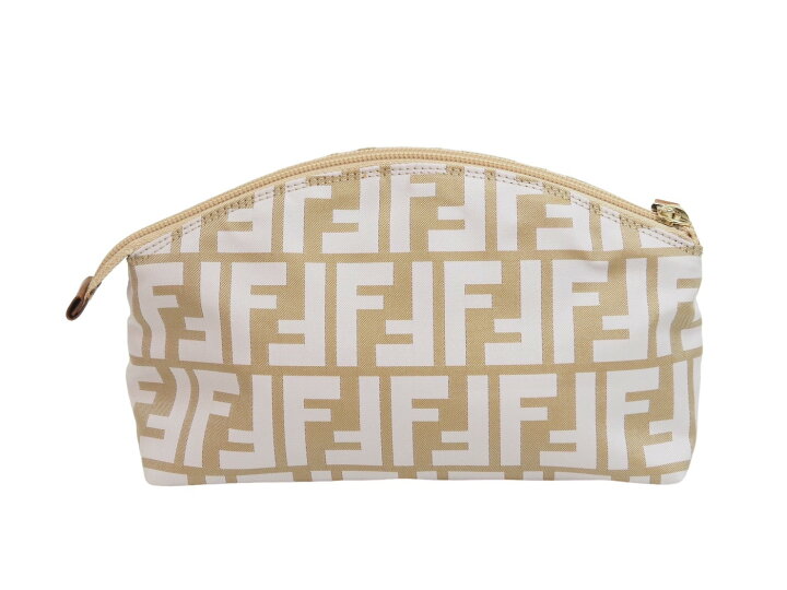 楽天市場】極美品 FENDI フェンディ ポーチ 化粧ポーチ FFロゴ 7N0005 