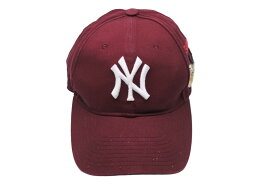 GUCCI グッチ NY YANKEES ニューヨークヤンキース キャップ 538565 ベースボールキャップバタフライ ワインレッド 良品 中古 54229