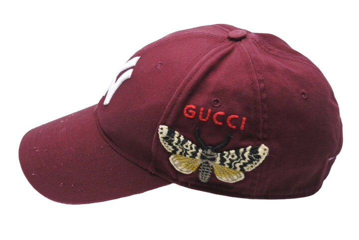 楽天市場】GUCCI グッチ NY YANKEES ニューヨークヤンキース キャップ  