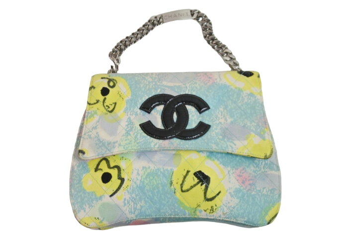 楽天市場】CHANEL シャネル ショルダーバッグ フローラルターコイズ 