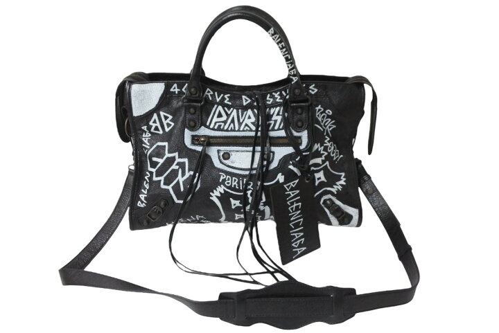 楽天市場】BALENCIAGA バレンシアガ トートバッグ グラフィティ  