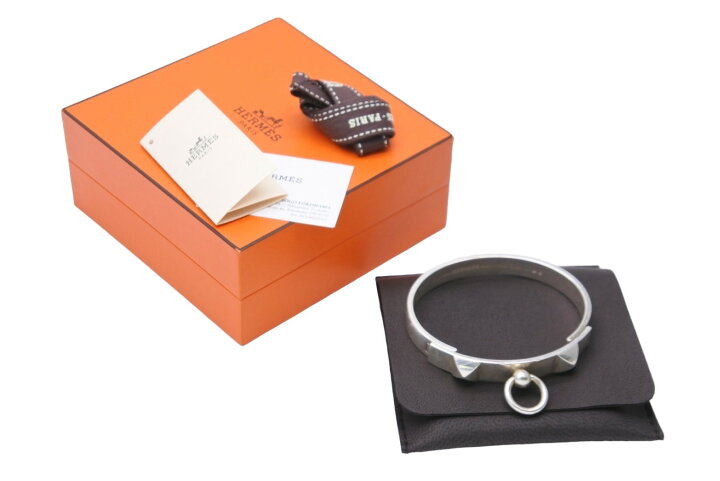 楽天市場】HERMES エルメス ブレスレット バングル Collier de Chien 
