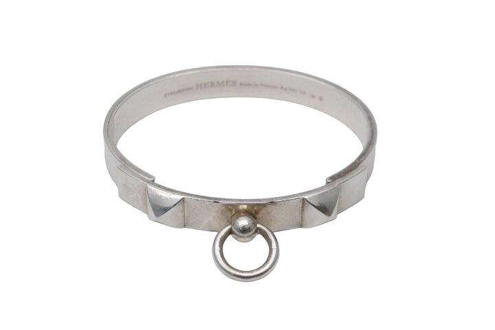 楽天市場】HERMES エルメス ブレスレット バングル Collier de Chien 