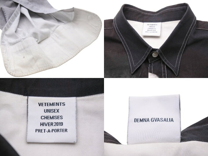 楽天市場】VETEMENTS ヴェトモン 長袖シャツ マリリンマンソンプリント 