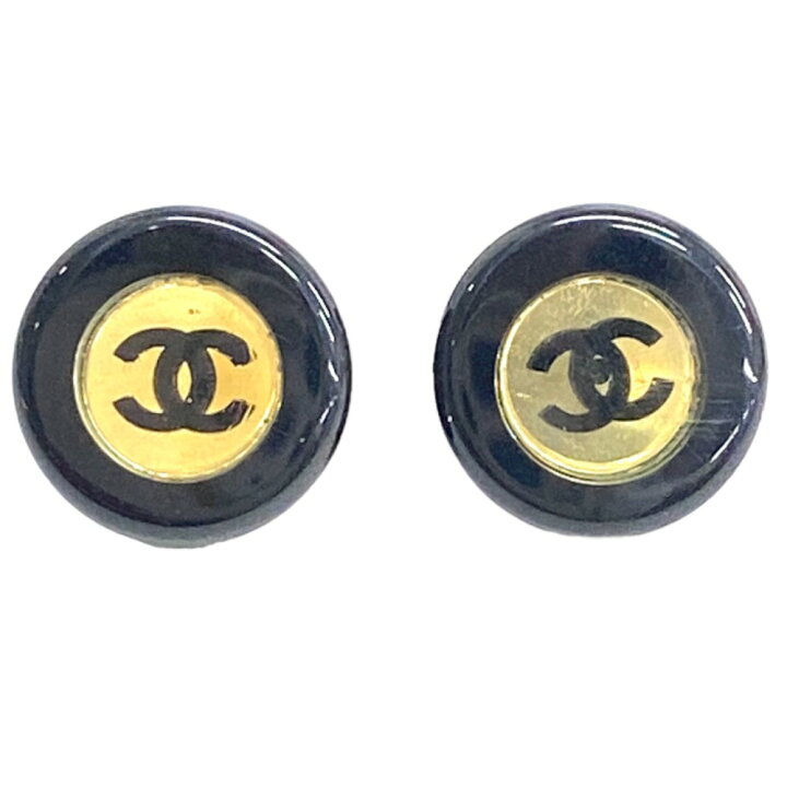 楽天市場】[USED/中古]CHANEL シャネル ピアス ココマーク ブラック 丸 