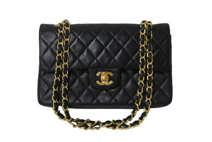 楽天市場】極美品 CHANEL シャネル マトラッセWフラップチェーン 