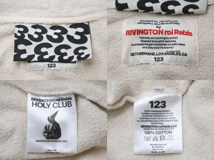 楽天市場】極美品 RRR123 アルアルアル123 パーカー COUNTLESS ACTS 