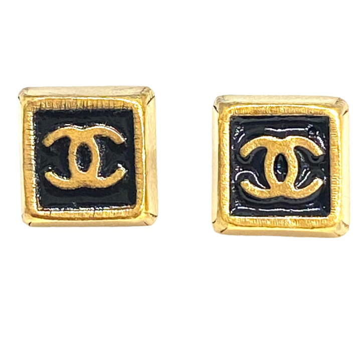 楽天市場】[USED/中古]CHANEL シャネル ピアス ココマーク スクエア  
