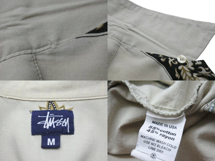 楽天市場】STUSSY ステューシー 半袖シャツ 90s USA製 OLD STUSSY 