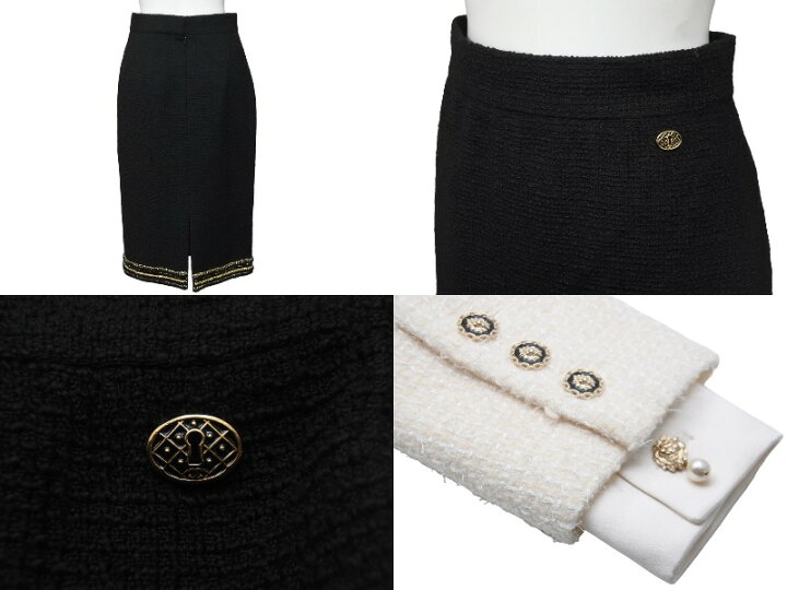 楽天市場】極美品 CHANEL シャネル セットアップ ジャケット スカート  