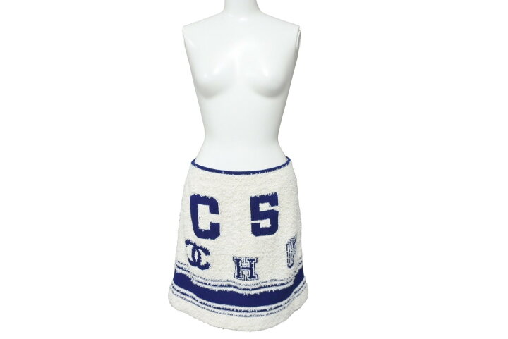楽天市場】極美品 CHANEL シャネル スカート ココマーク ニット  