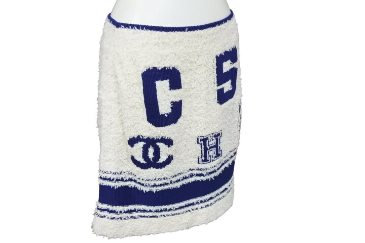 楽天市場】極美品 CHANEL シャネル スカート ココマーク ニット 