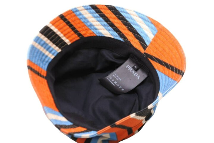 楽天市場】PRADA プラダ 2HC137 即完売品 バケットハット ストライプ 