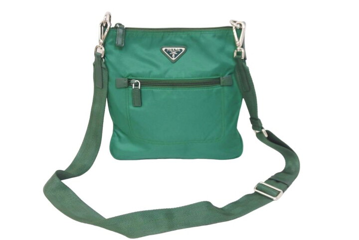 楽天市場】PRADA プラダ ショルダーバッグ BT0716 グリーン 斜め掛け 