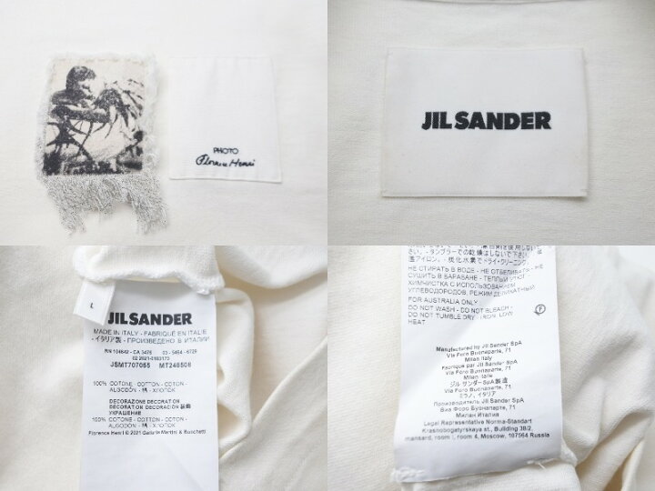 楽天市場】JIL SANDER ジルサンダー 半袖 Tシャツ コットン オーバー 