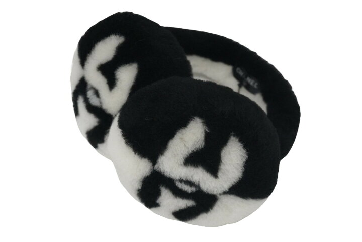 楽天市場】極美品 CHANEL シャネル イヤーマフ シアリング ココマーク  