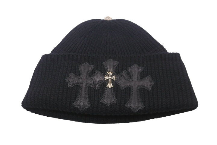 楽天市場】新品未使用 CHROME HEARTS クロムハーツ ニットキャップ 