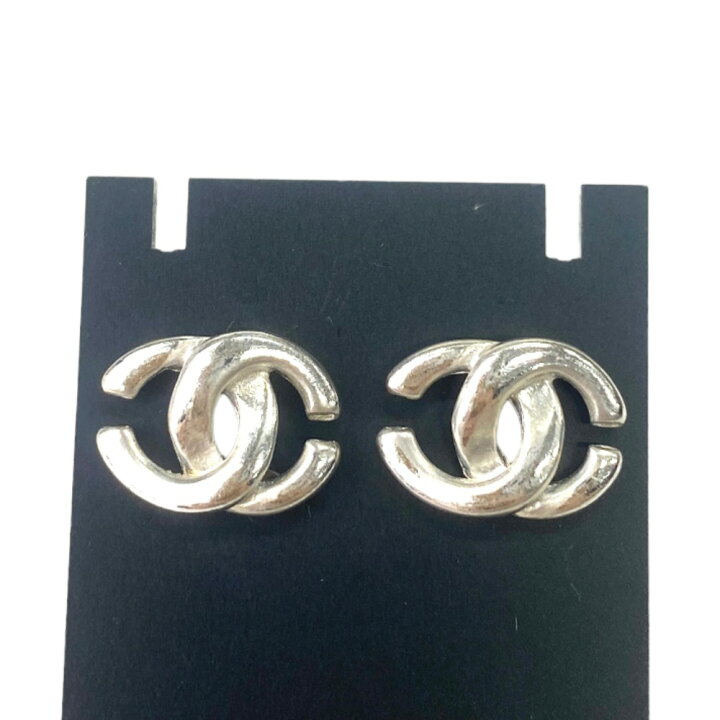 楽天市場】[USED/中古]CHANEL シャネル ピアス ココマーク シルバー  