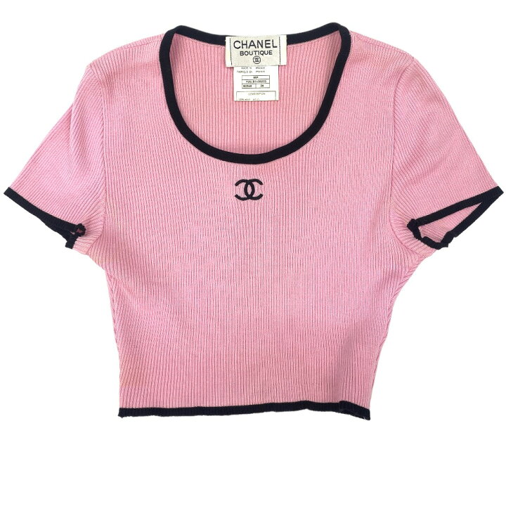 楽天市場】[USED/中古]CHANEL シャネル 半袖Tシャツ ココマーク 
