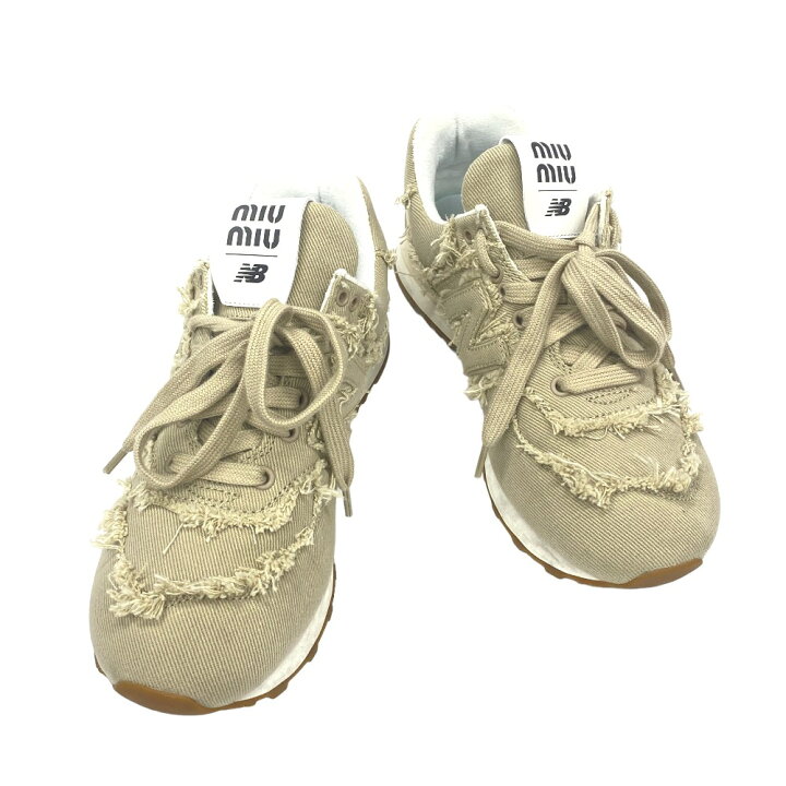楽天市場】[USED/中古]MIUMIU ミュウミュウ スニーカー 574 New 