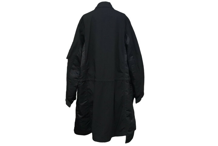 楽天市場】Sacai サカイ コート 21AW ミリタリー ブラック コットン  
