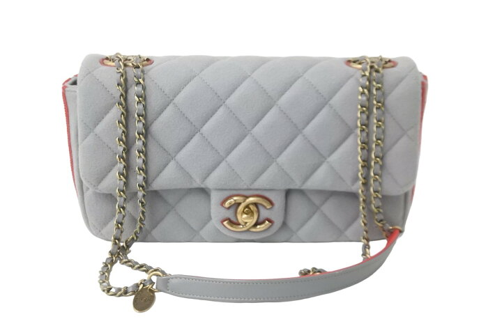 楽天市場】極美品 CHANEL シャネル ショルダーバッグ シングルフラップ 