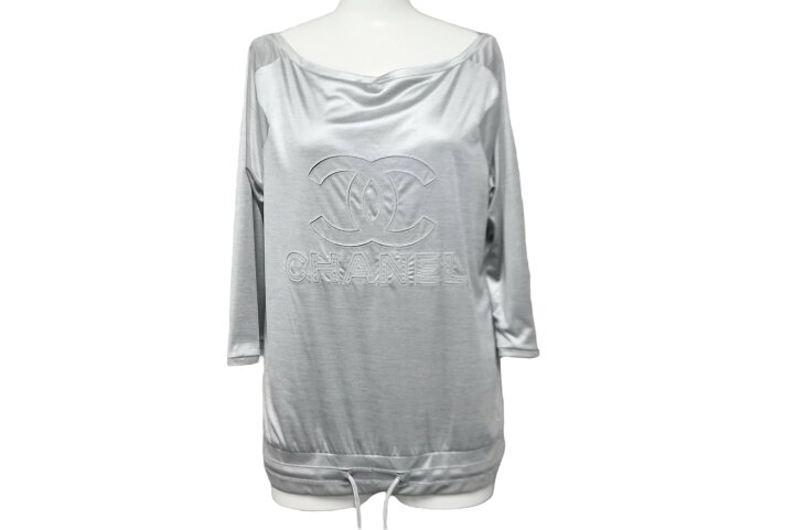 楽天市場】CHANEL シャネル 七分丈長袖Tシャツ ココマーク ドロー 