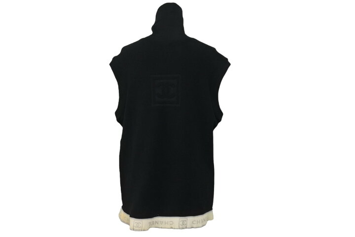 楽天市場】CHANEL シャネル タンクトップ ノースリーブ パイピングロゴ 